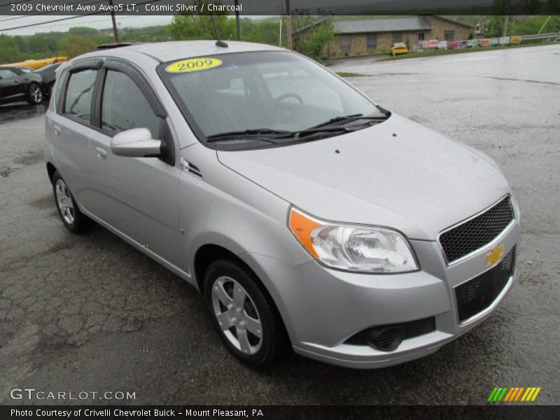 Cosmic Silver / Charcoal 2009 Chevrolet Aveo Aveo5 LT