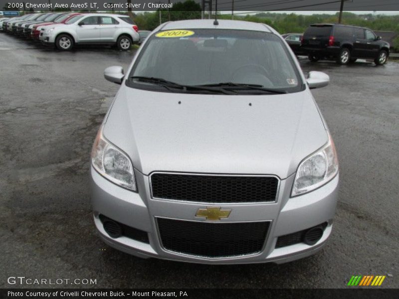 Cosmic Silver / Charcoal 2009 Chevrolet Aveo Aveo5 LT