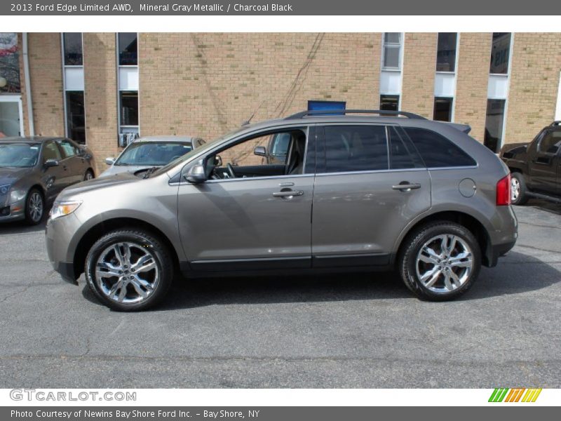 Mineral Gray Metallic / Charcoal Black 2013 Ford Edge Limited AWD
