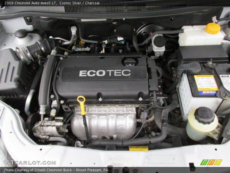 Cosmic Silver / Charcoal 2009 Chevrolet Aveo Aveo5 LT