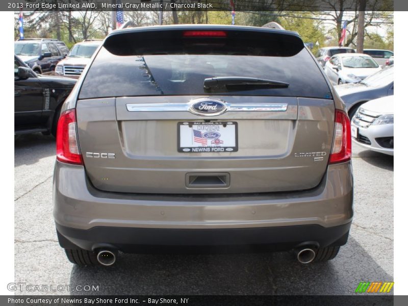 Mineral Gray Metallic / Charcoal Black 2013 Ford Edge Limited AWD
