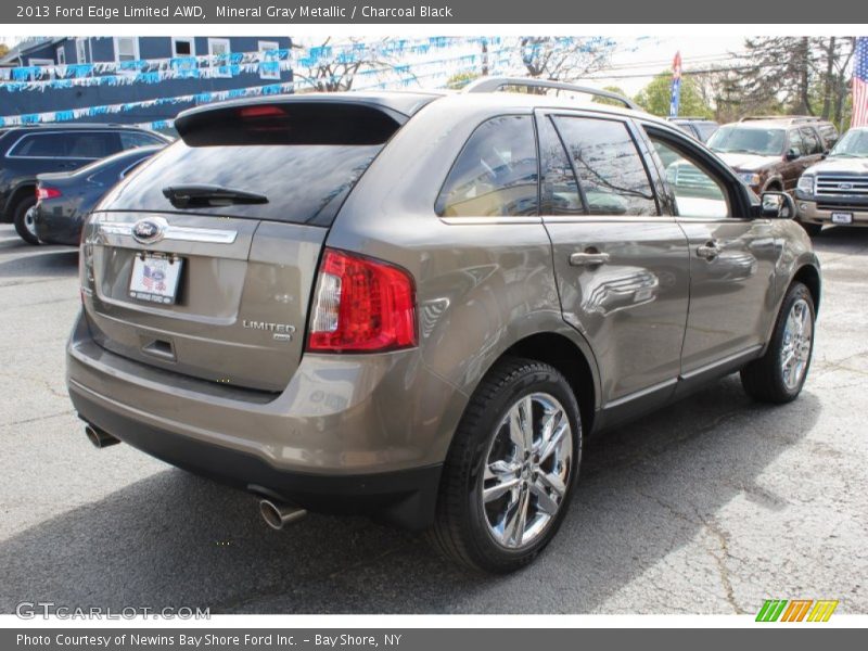 Mineral Gray Metallic / Charcoal Black 2013 Ford Edge Limited AWD