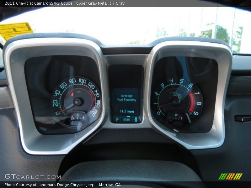Cyber Gray Metallic / Gray 2011 Chevrolet Camaro SS/RS Coupe