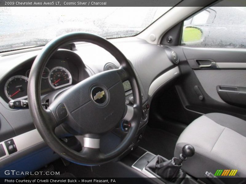 Cosmic Silver / Charcoal 2009 Chevrolet Aveo Aveo5 LT