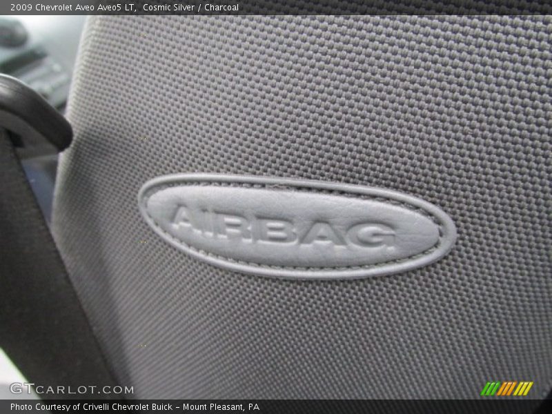 Cosmic Silver / Charcoal 2009 Chevrolet Aveo Aveo5 LT