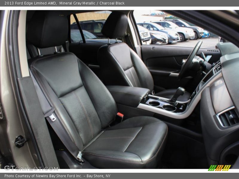 Mineral Gray Metallic / Charcoal Black 2013 Ford Edge Limited AWD