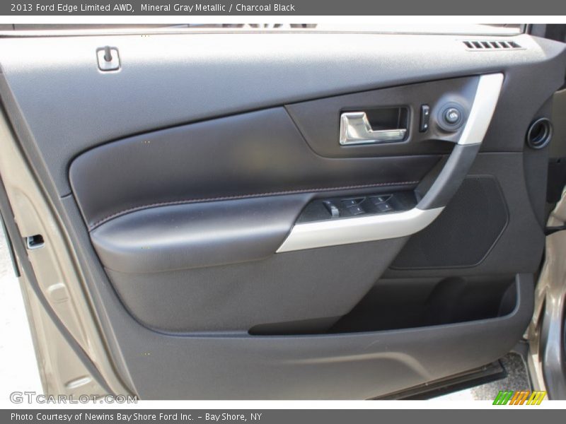 Mineral Gray Metallic / Charcoal Black 2013 Ford Edge Limited AWD