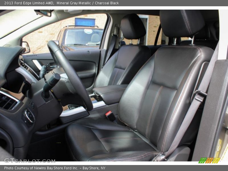Mineral Gray Metallic / Charcoal Black 2013 Ford Edge Limited AWD