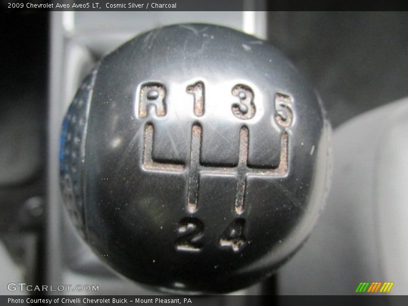 Cosmic Silver / Charcoal 2009 Chevrolet Aveo Aveo5 LT