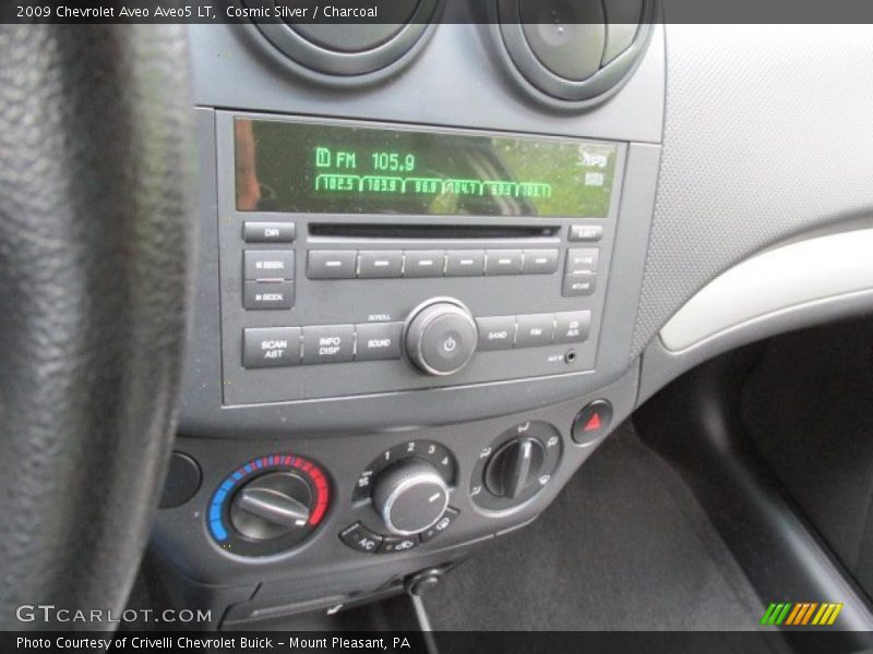 Cosmic Silver / Charcoal 2009 Chevrolet Aveo Aveo5 LT