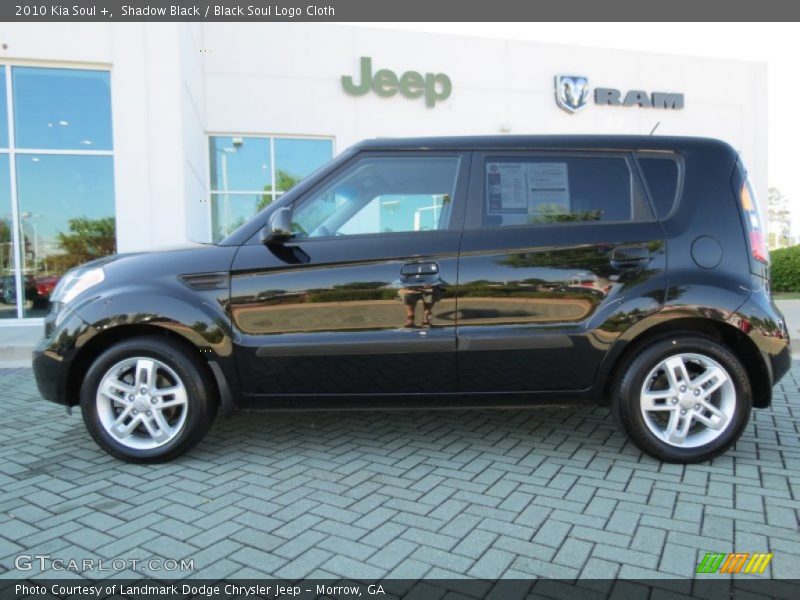 Shadow Black / Black Soul Logo Cloth 2010 Kia Soul +
