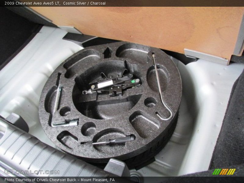 Cosmic Silver / Charcoal 2009 Chevrolet Aveo Aveo5 LT