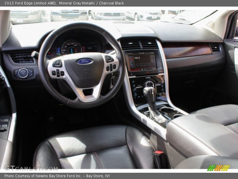 Mineral Gray Metallic / Charcoal Black 2013 Ford Edge Limited AWD