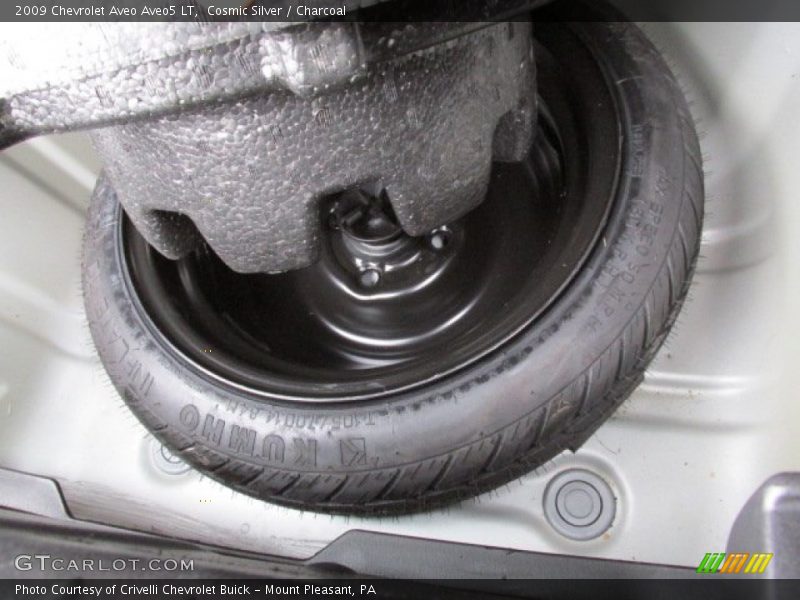 Cosmic Silver / Charcoal 2009 Chevrolet Aveo Aveo5 LT