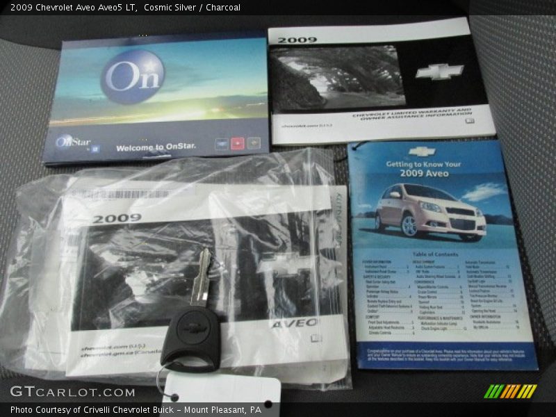 Cosmic Silver / Charcoal 2009 Chevrolet Aveo Aveo5 LT