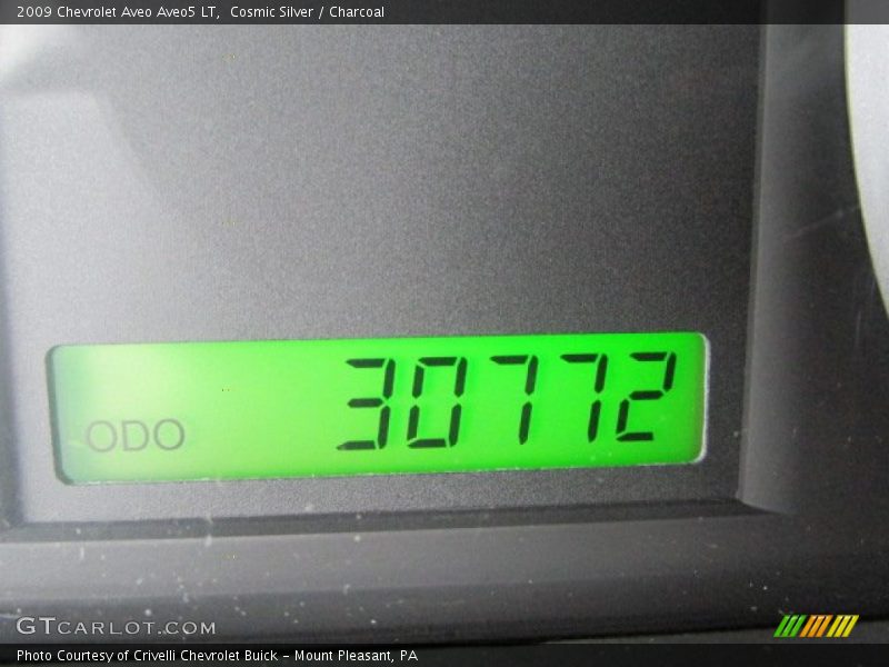 Cosmic Silver / Charcoal 2009 Chevrolet Aveo Aveo5 LT