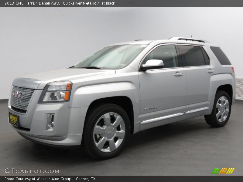 Quicksilver Metallic / Jet Black 2013 GMC Terrain Denali AWD