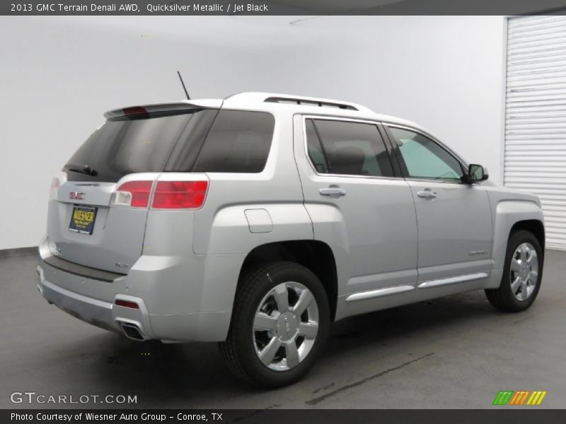 Quicksilver Metallic / Jet Black 2013 GMC Terrain Denali AWD