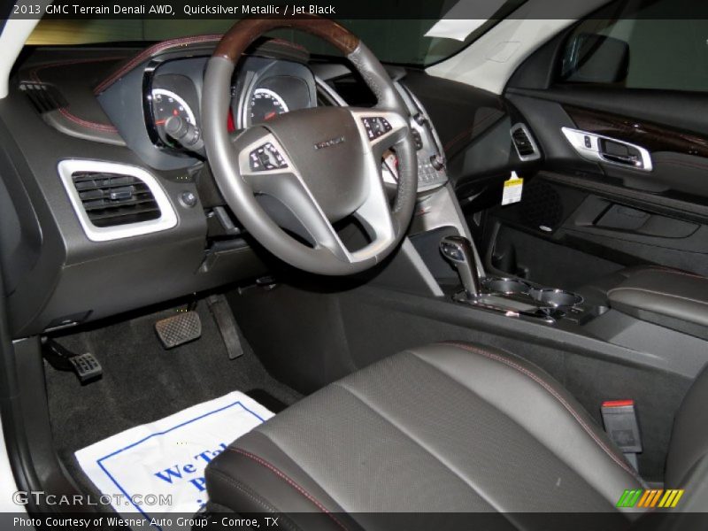 Quicksilver Metallic / Jet Black 2013 GMC Terrain Denali AWD