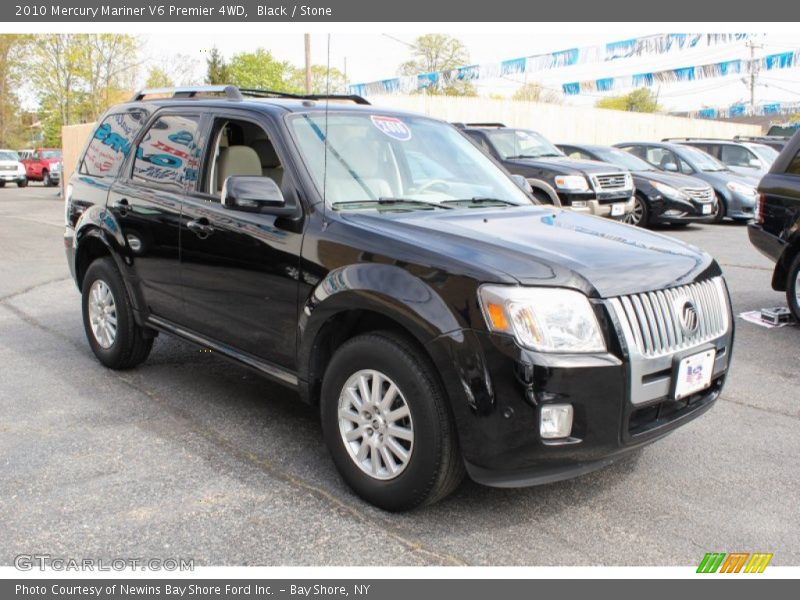 Black / Stone 2010 Mercury Mariner V6 Premier 4WD