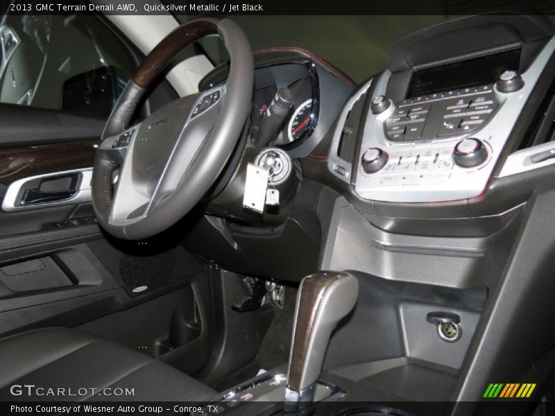 Quicksilver Metallic / Jet Black 2013 GMC Terrain Denali AWD