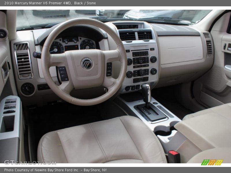 Black / Stone 2010 Mercury Mariner V6 Premier 4WD