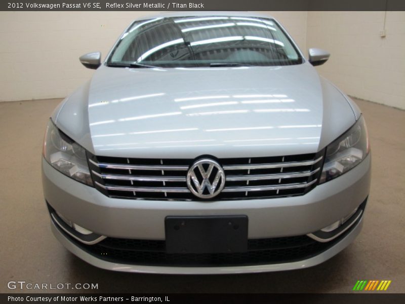 Reflex Silver Metallic / Titan Black 2012 Volkswagen Passat V6 SE