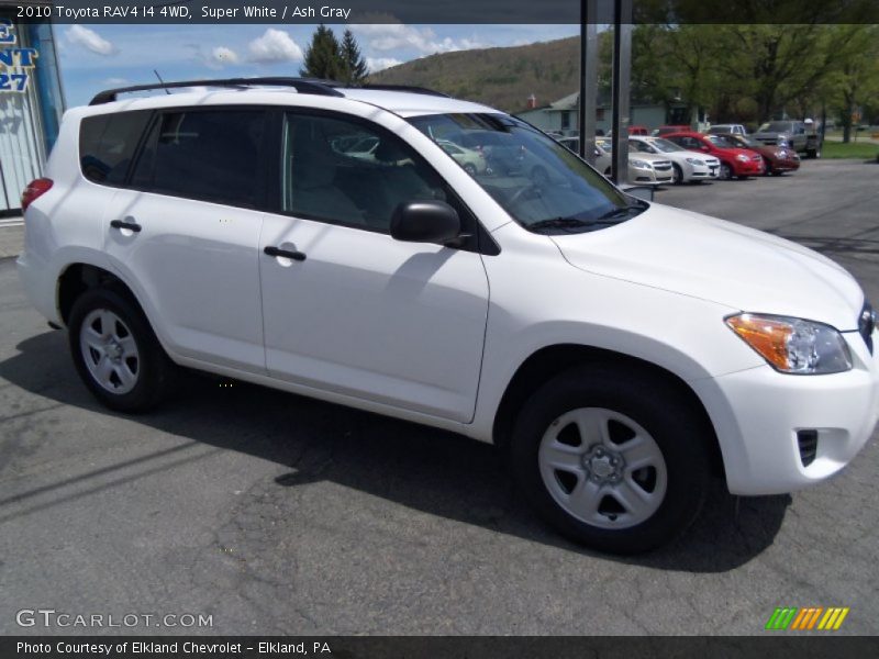 Super White / Ash Gray 2010 Toyota RAV4 I4 4WD