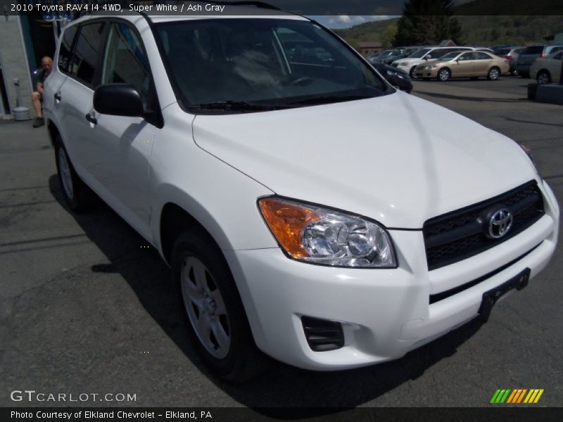 Super White / Ash Gray 2010 Toyota RAV4 I4 4WD