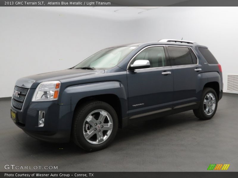 Atlantis Blue Metallic / Light Titanium 2013 GMC Terrain SLT