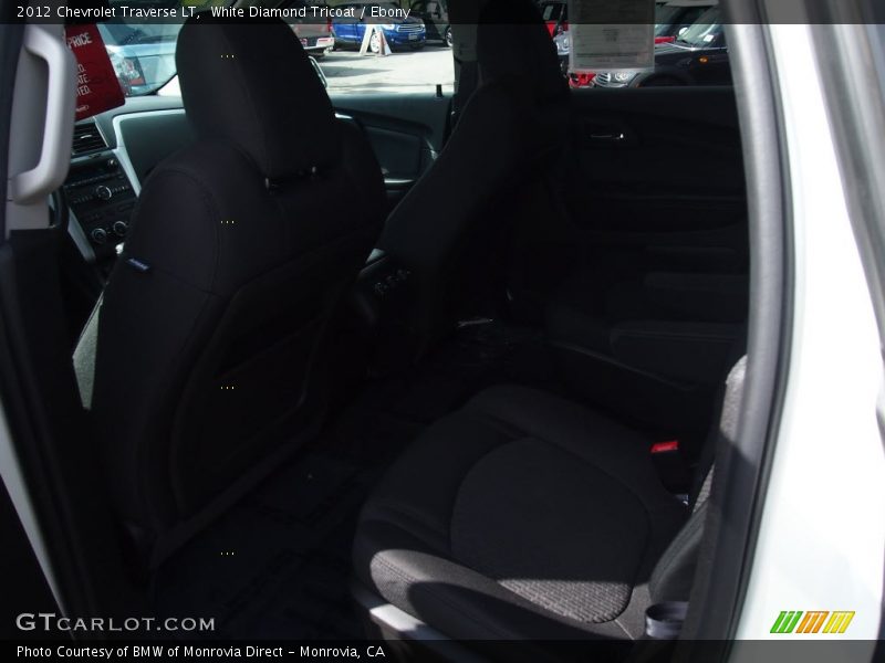 White Diamond Tricoat / Ebony 2012 Chevrolet Traverse LT
