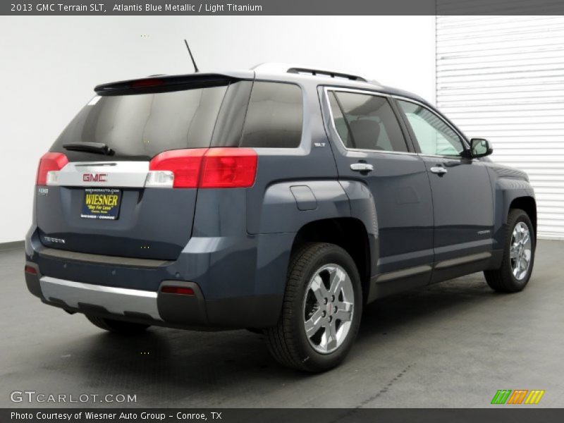 Atlantis Blue Metallic / Light Titanium 2013 GMC Terrain SLT