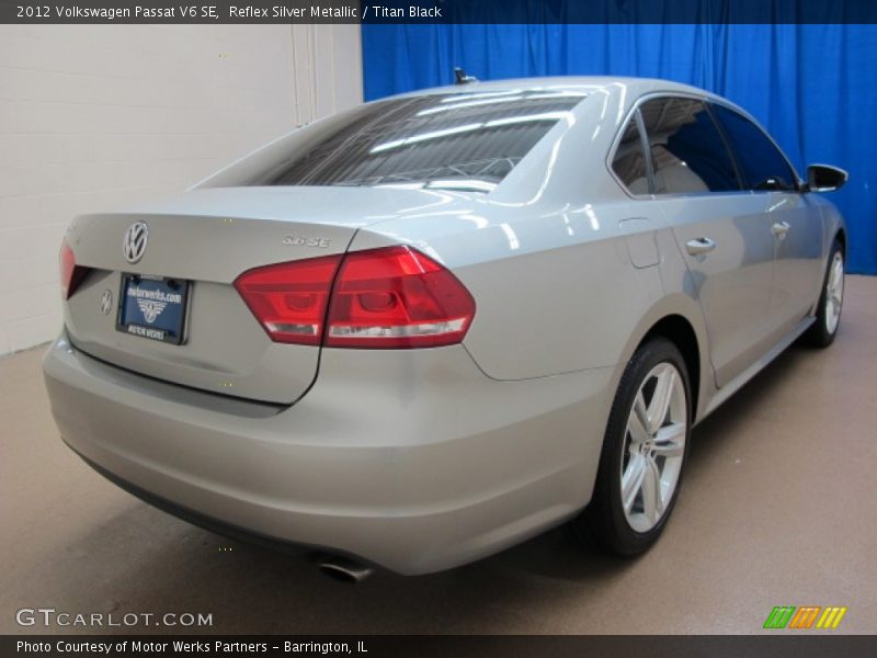 Reflex Silver Metallic / Titan Black 2012 Volkswagen Passat V6 SE