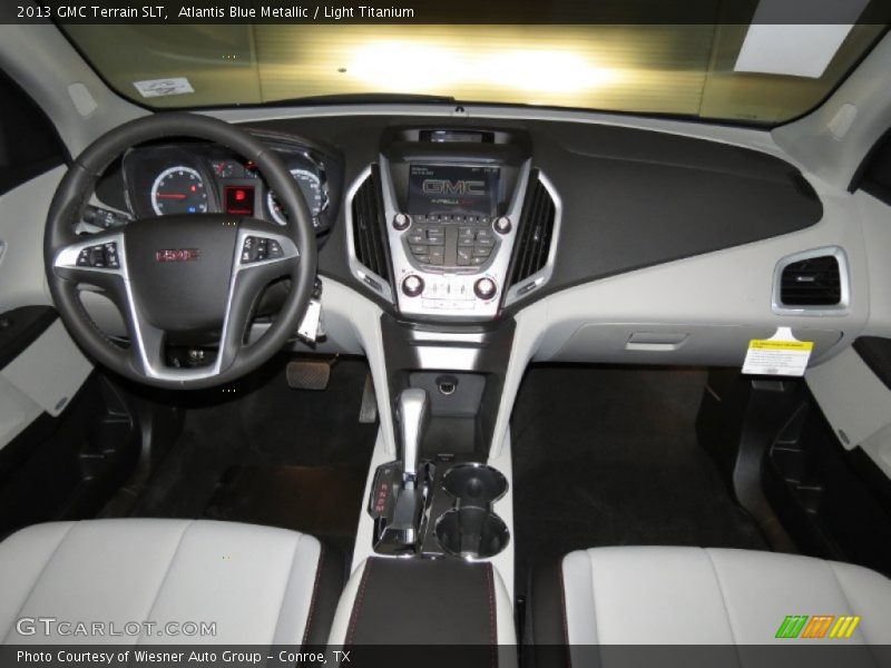Atlantis Blue Metallic / Light Titanium 2013 GMC Terrain SLT
