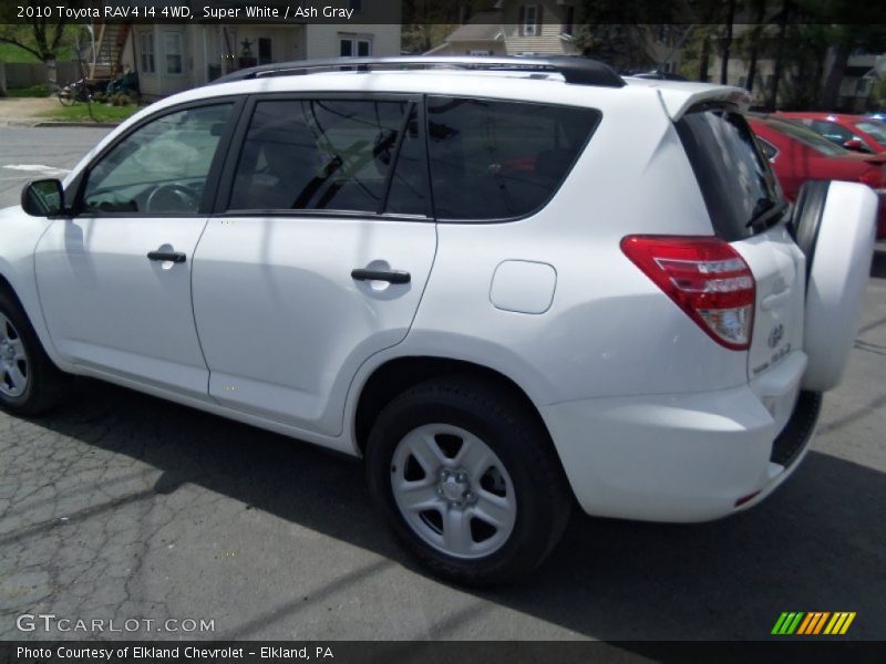 Super White / Ash Gray 2010 Toyota RAV4 I4 4WD