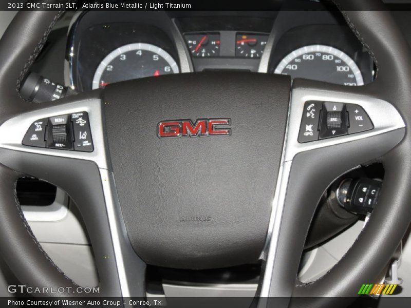 Atlantis Blue Metallic / Light Titanium 2013 GMC Terrain SLT