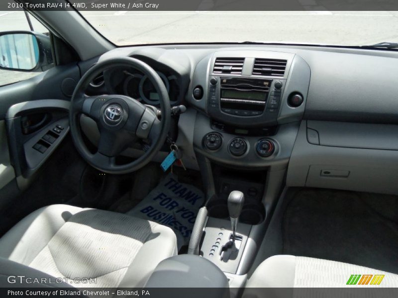 Super White / Ash Gray 2010 Toyota RAV4 I4 4WD