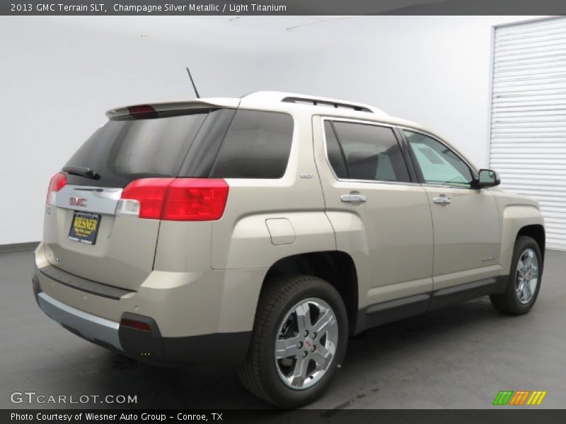 Champagne Silver Metallic / Light Titanium 2013 GMC Terrain SLT
