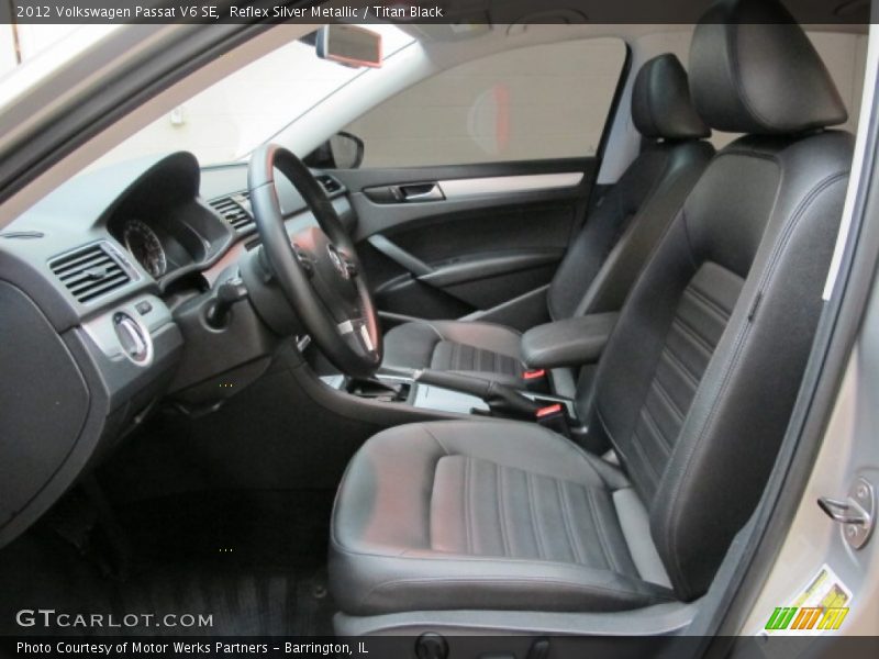 Reflex Silver Metallic / Titan Black 2012 Volkswagen Passat V6 SE