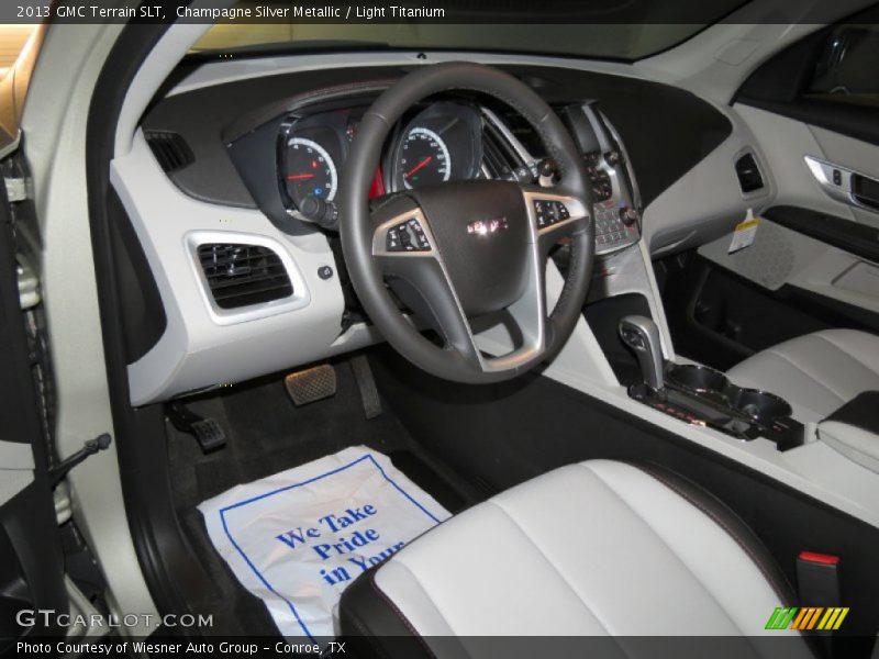 Champagne Silver Metallic / Light Titanium 2013 GMC Terrain SLT