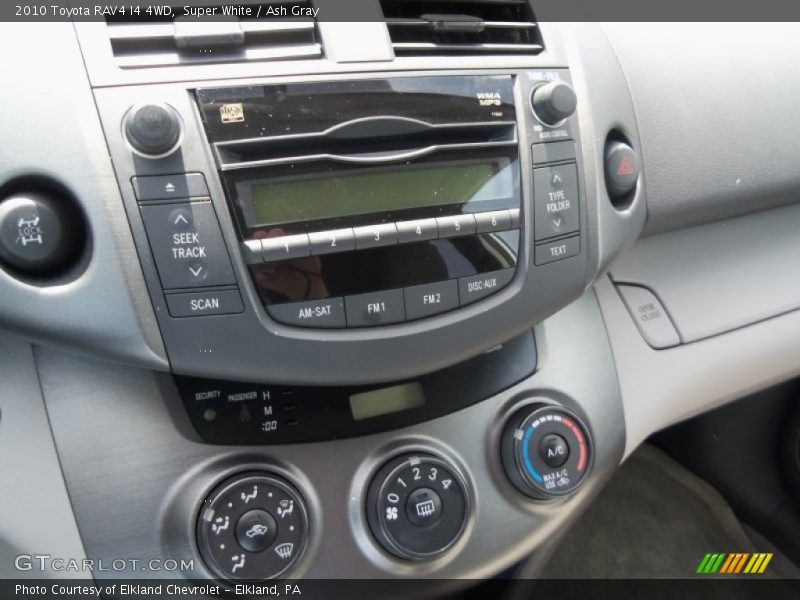 Super White / Ash Gray 2010 Toyota RAV4 I4 4WD