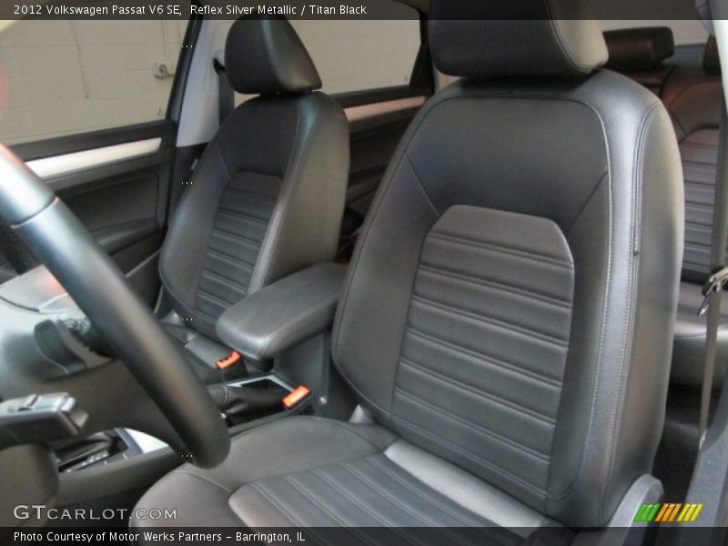 Reflex Silver Metallic / Titan Black 2012 Volkswagen Passat V6 SE