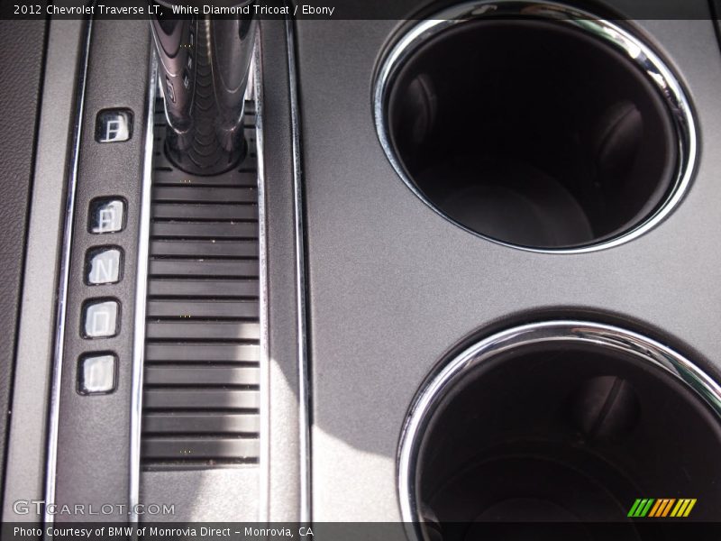 White Diamond Tricoat / Ebony 2012 Chevrolet Traverse LT
