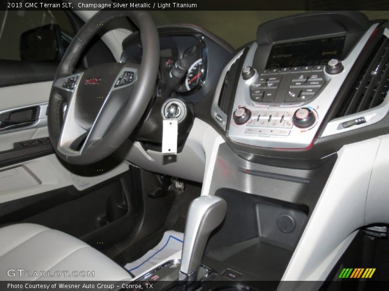 Champagne Silver Metallic / Light Titanium 2013 GMC Terrain SLT