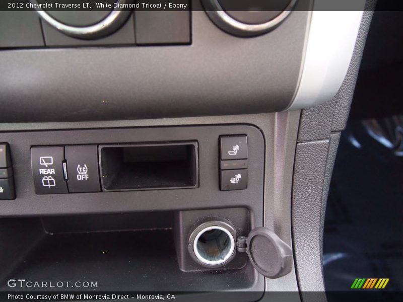 White Diamond Tricoat / Ebony 2012 Chevrolet Traverse LT