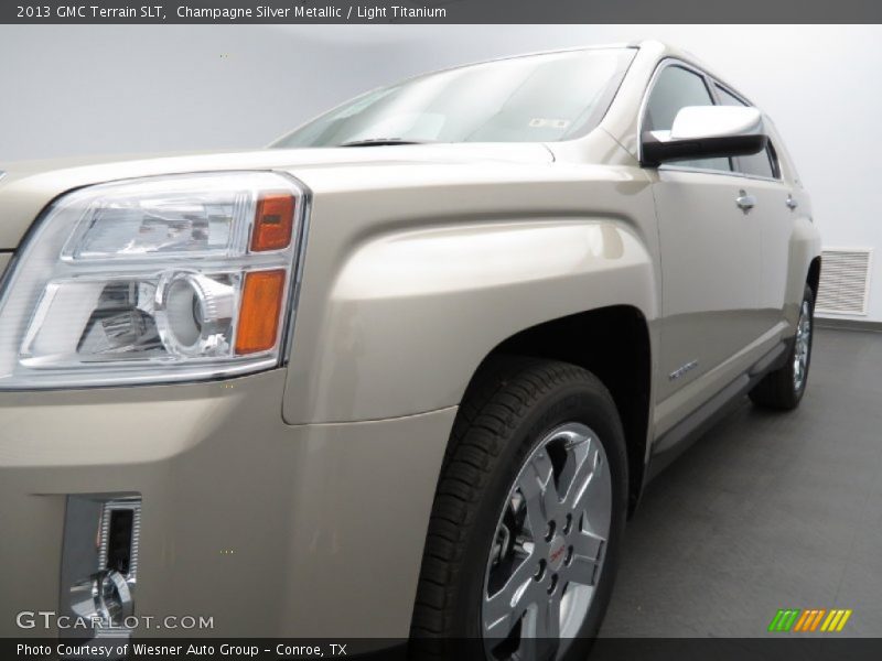Champagne Silver Metallic / Light Titanium 2013 GMC Terrain SLT