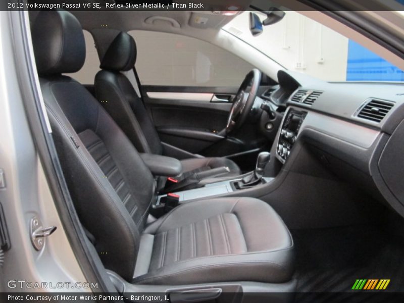 Reflex Silver Metallic / Titan Black 2012 Volkswagen Passat V6 SE