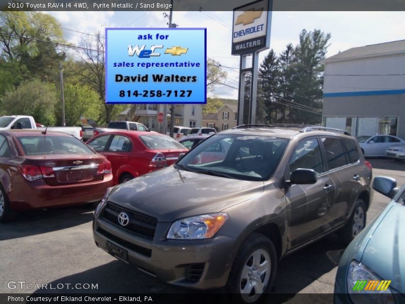 Pyrite Metallic / Sand Beige 2010 Toyota RAV4 I4 4WD