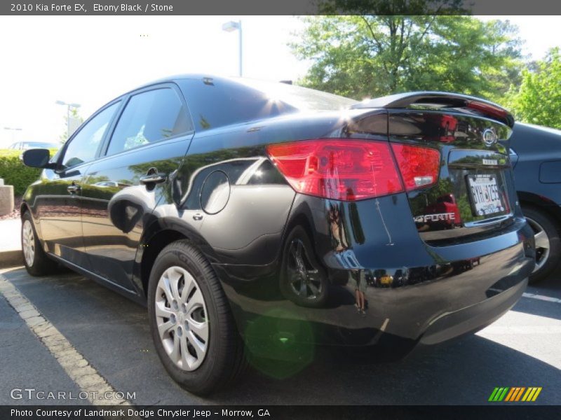 Ebony Black / Stone 2010 Kia Forte EX