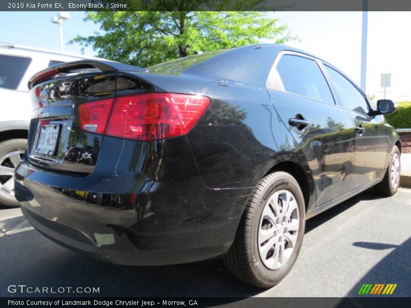 Ebony Black / Stone 2010 Kia Forte EX
